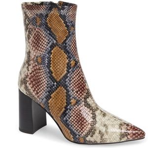 Jeffery Campbell Snake Bootie Size 6